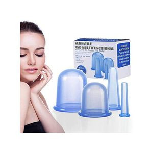 Ventouse Anti-cellulite 4 Ventouses Visage en silicone pour lifter
