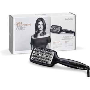 Babyliss HSB101E Brosse Chauffante Smoothing Heated Brush en Céramique pour un lissage rapide et facile