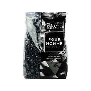 Italwax CIRE - Granulés naturelle et professionnelle Sac de 1 kg + 10 SPATULES - NOIR