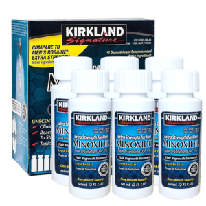 L’original MINOXIDIL 5% Kirkland Signature - 6 Bouteilles de 60ml - Traitement de 6 mois