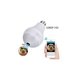 Caméra 360° & Ampoule 2en1 - WiFi panorama camera